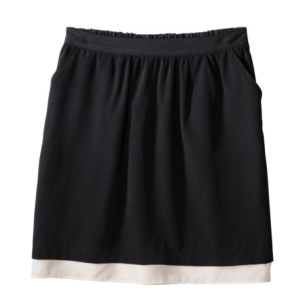 Mossimo Skirt in black, $22.99 at Target